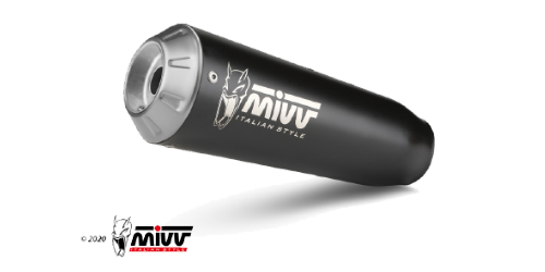 Mivv X-M1 Black BLACK STAINLESS STEEL for KTM 690 SMC R 2020 >2021