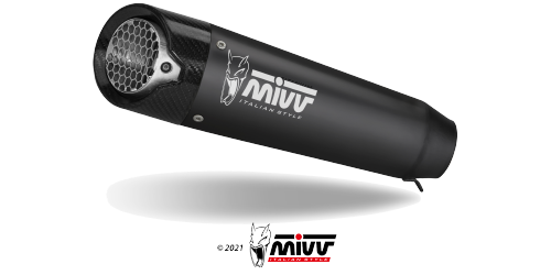 Mivv X-M5 Black SCHWARZER EDELSTAHL für YAMAHA TENERE' 700 2019 > 2021